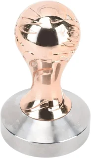 Fdit koffiestamper 58 mm, roestvrij staal, roségoud
