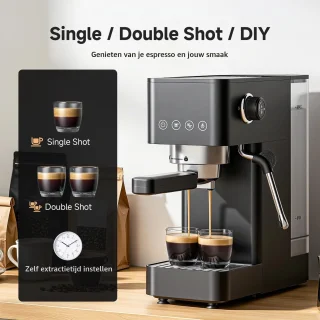 Filterdragermachine espresso koffiemachine