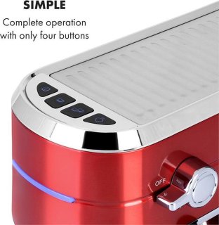 Futura Espresso Maker 20 bar 1,25L RVS