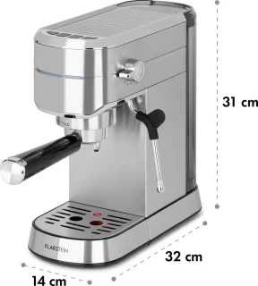 Futura Espresso Maker 20 bar 1,25L RVS