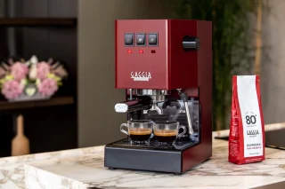 Gaggia Classic E24 Cherry Red espressomachine