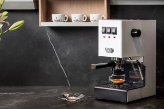 Gaggia Classic E24 Polar White espressomachine
