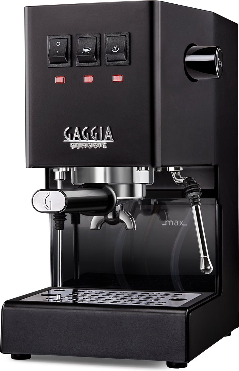 De Gaggia Classic E24 Thunder Black espressomachine in één oogopslag