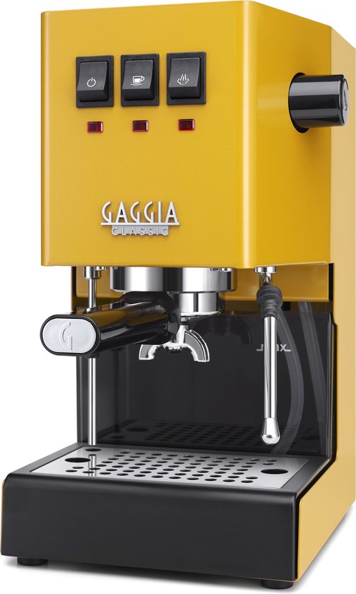 Gaggia New Classic E24 Yellow — klassieke kracht, moderne verbeteringen