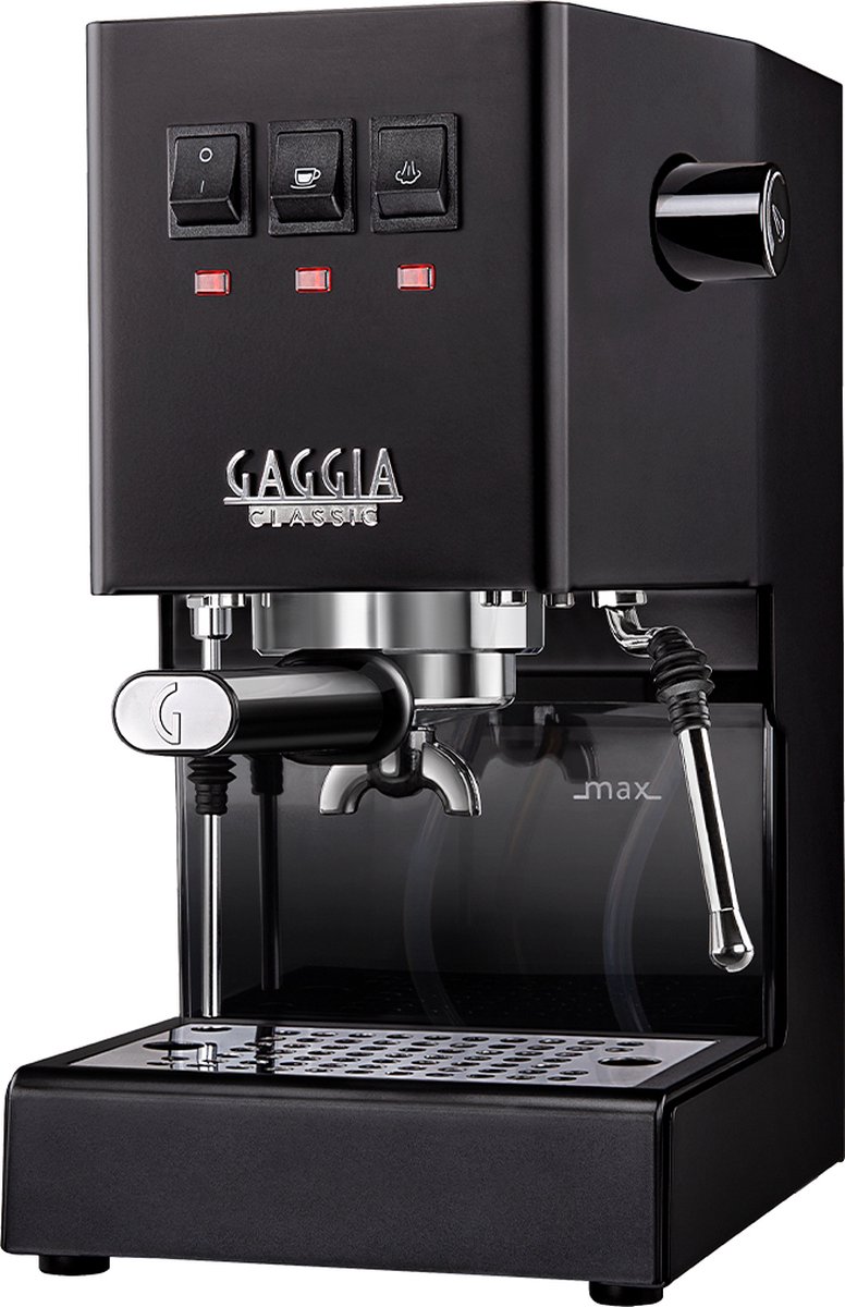 De Gaggia Classic Evo Pro Espressomachine Thunder Black in één oogopslag