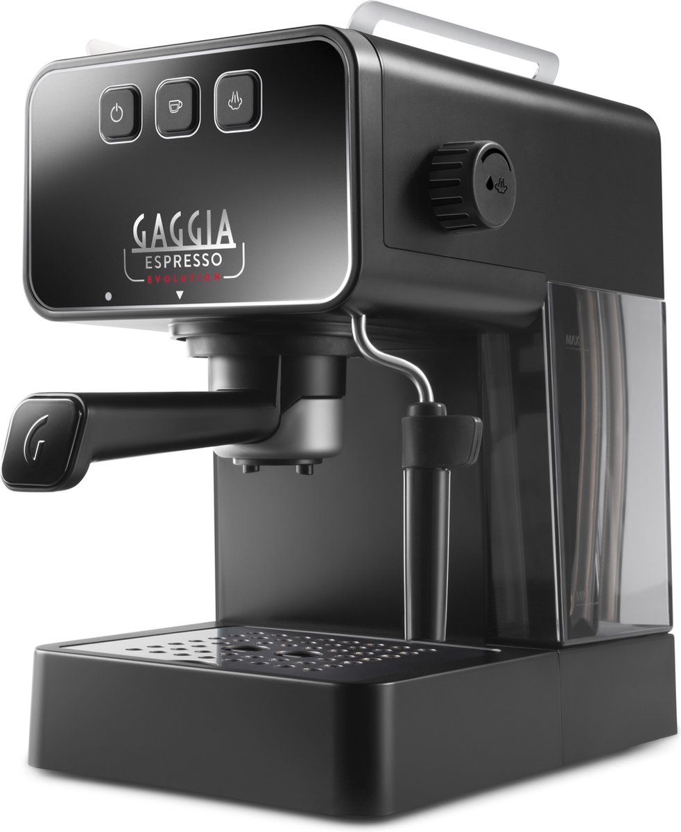 De Gaggia Espresso Evolution Pistonmachine Zwart 2023 in één oogopslag