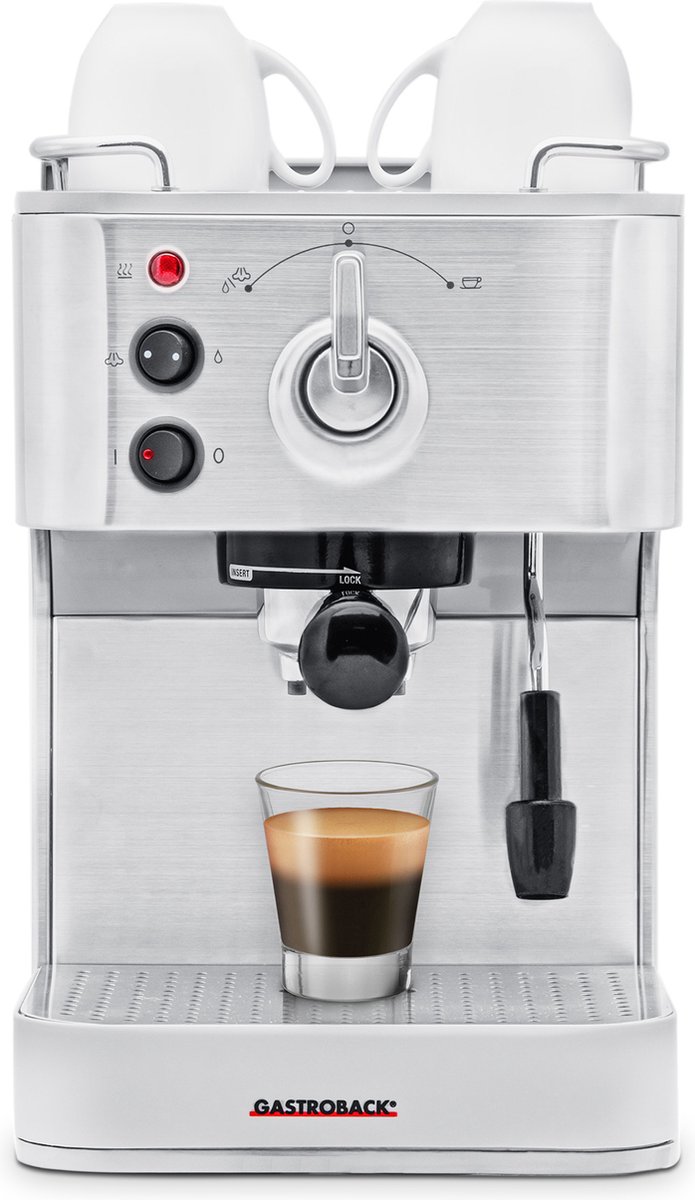 De Gastroback Design Espresso Plus 42606 Pistonmachine in één oogopslag