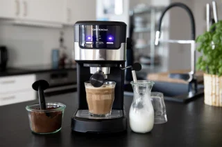 Gastronoma Piston Espressomachine 18110002 Zwart