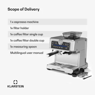 GrandPresso Touch espressomachine met koffiemolen