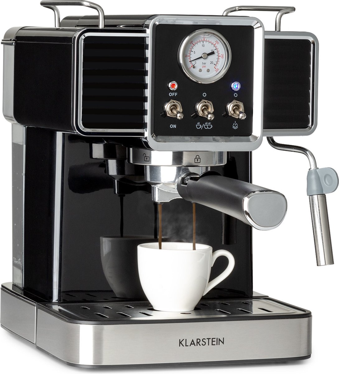 De Gusto Classico espressomachine 20 bar 1,5L in één oogopslag