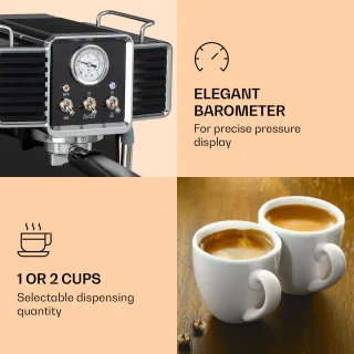 Gusto Classico espressomachine 20 bar 1,5L