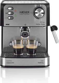 Haeger Super Espresso CM-85B.011A: betaalbare pistonmachine voor de thuisbarista