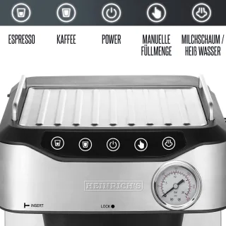 Heinrich HES 8688 - Espresso Pistonmachine