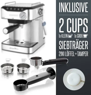 Heinrich HES 8688 - Espresso Pistonmachine