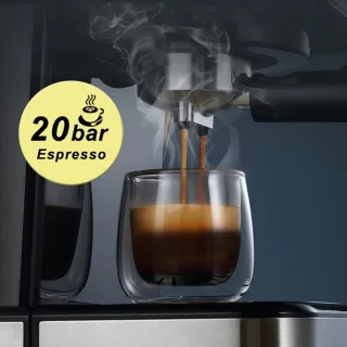 HiBREW Cafetera H5 Espressoapparaat inox