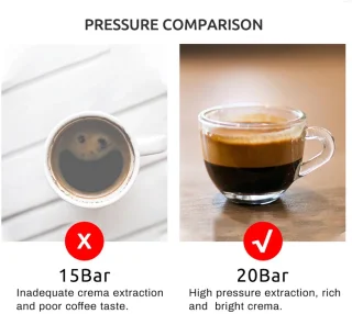 HiBREW Cafetera H5 Espressoapparaat inox