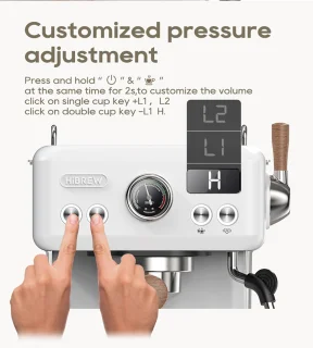 HIBREW H10 Plus halfautomatische espressomachine