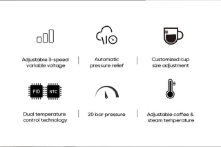 HIBREW H10 Plus halfautomatische espressomachine