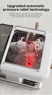 Wat vinden we goed aan de HIBREW H10 Plus halfautomatische espressomachine