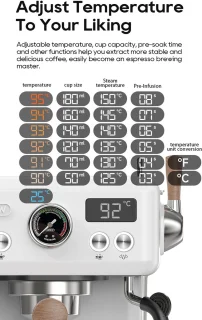 HIBREW H10 Plus halfautomatische espressomachine