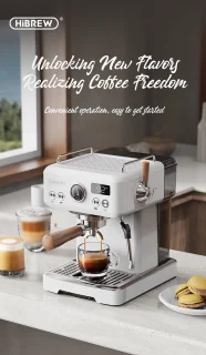 HIBREW H10 Plus halfautomatische espressomachine