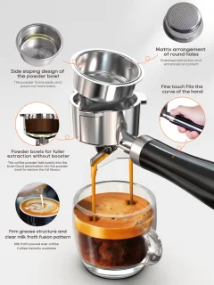 HiBREW H10B Halfautomatische espressomachine