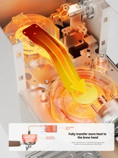 HiBREW H13 Semi-automatische espressomachine - Zilver