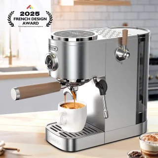 HiBREW H13 Semi-automatische espressomachine - Zilver