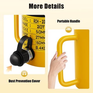 Wat vinden we goed aan de Holle hydraulische cilinder 20 Ton, 50 mm slag