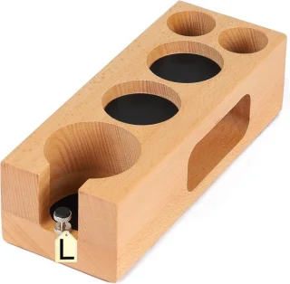 Houten tamperstation