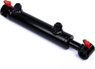 Hydraulische cilinder dubbelwerkend 700 mm zwart