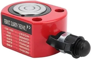 Hydraulische cilinder hefcilinder plunjer 20 ton rood