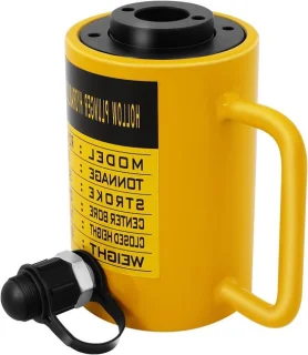 Hydraulische cilinder - Hollow piston - geel zwart