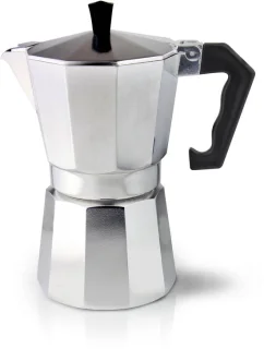 Italiaanse espressomachine van aluminium – 12 mokkatassen/480 ml