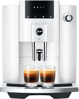 Wat vinden we goed aan de JURA E4 Piano White - Volautomatische espressomachine