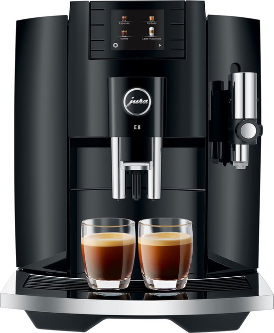 JURA E8 Piano Black: Innovatie en elegantie voor de perfecte koffiebeleving