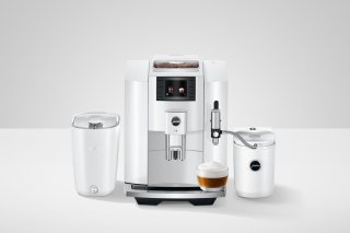 JURA E8 Volautomatische espressomachine Piano White