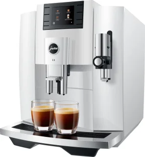JURA E8 Volautomatische espressomachine Piano White
