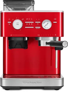 KitchenAid Espressomachine met Koffiemolen Appelrood