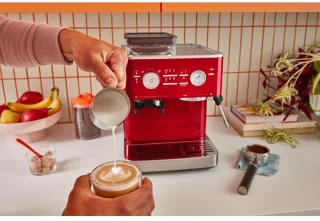 KitchenAid Espressomachine met Koffiemolen Appelrood