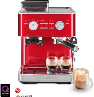 KitchenAid Espressomachine met Koffiemolen Appelrood