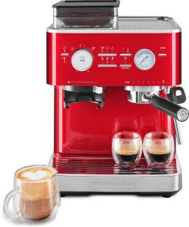 KitchenAid Espressomachine met Koffiemolen Appelrood