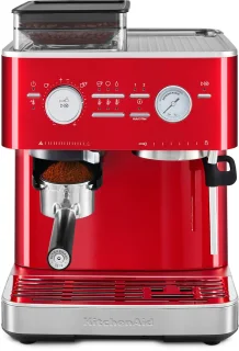 KitchenAid Espressomachine met Koffiemolen Appelrood