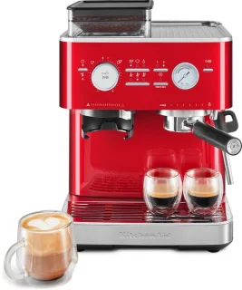 KitchenAid Espressomachine met Koffiemolen Appelrood