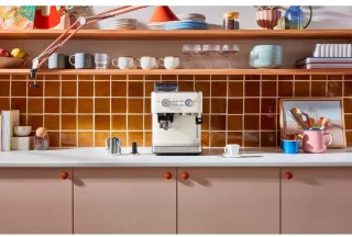 KitchenAid Espressomachine met Koffiemolen Porcelain White