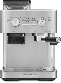 KitchenAid Espressomachine met Koffiemolen RVS