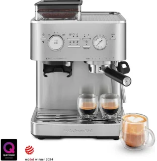 KitchenAid Espressomachine met Koffiemolen RVS