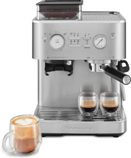 KitchenAid Espressomachine met Koffiemolen RVS