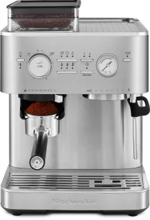 KitchenAid Espressomachine met Koffiemolen RVS