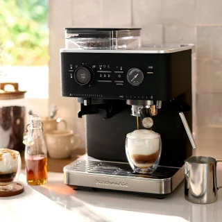 KitchenAid Espressomachine met Koffiemolen Vulkaanzwart